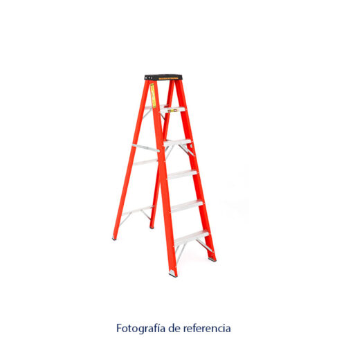 Escalera tipo tijera de fibra