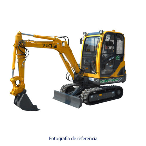 Mini retroescavadora